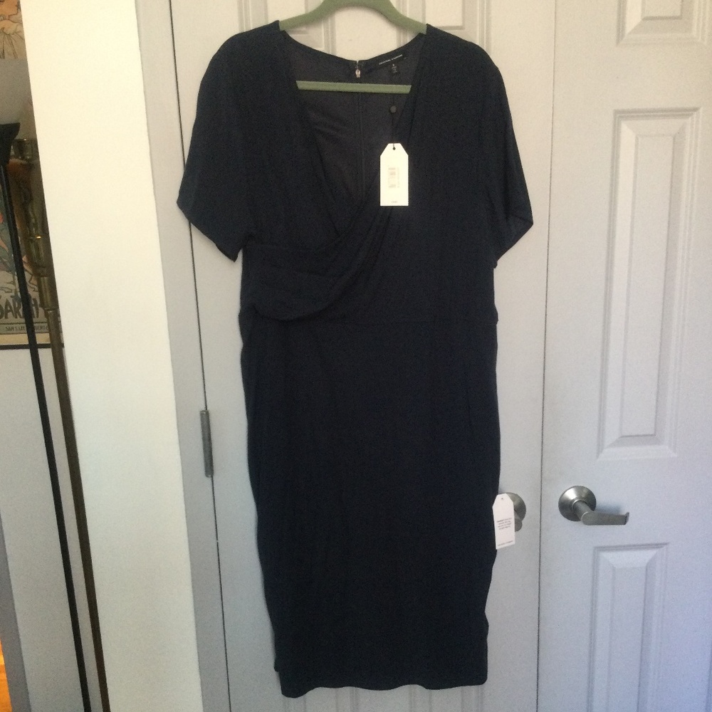 Universal Standard Dark Blue Dress, Size S